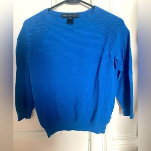 Marc by Marc Jacobs Textured Sweater in Blue, Size Small